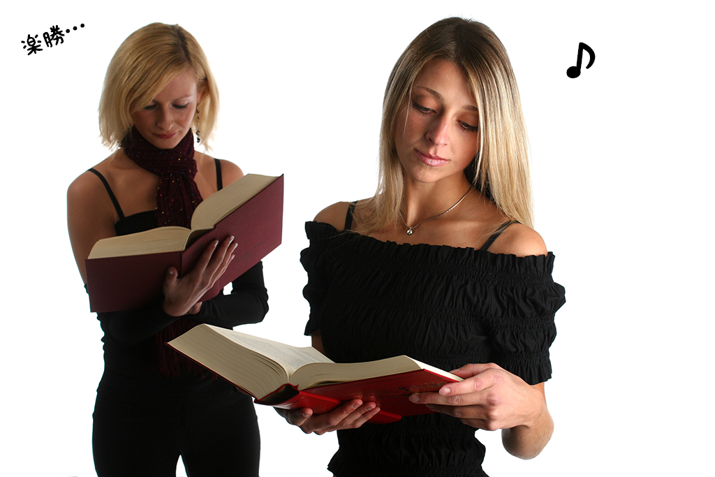 two-grils-with-thick-books